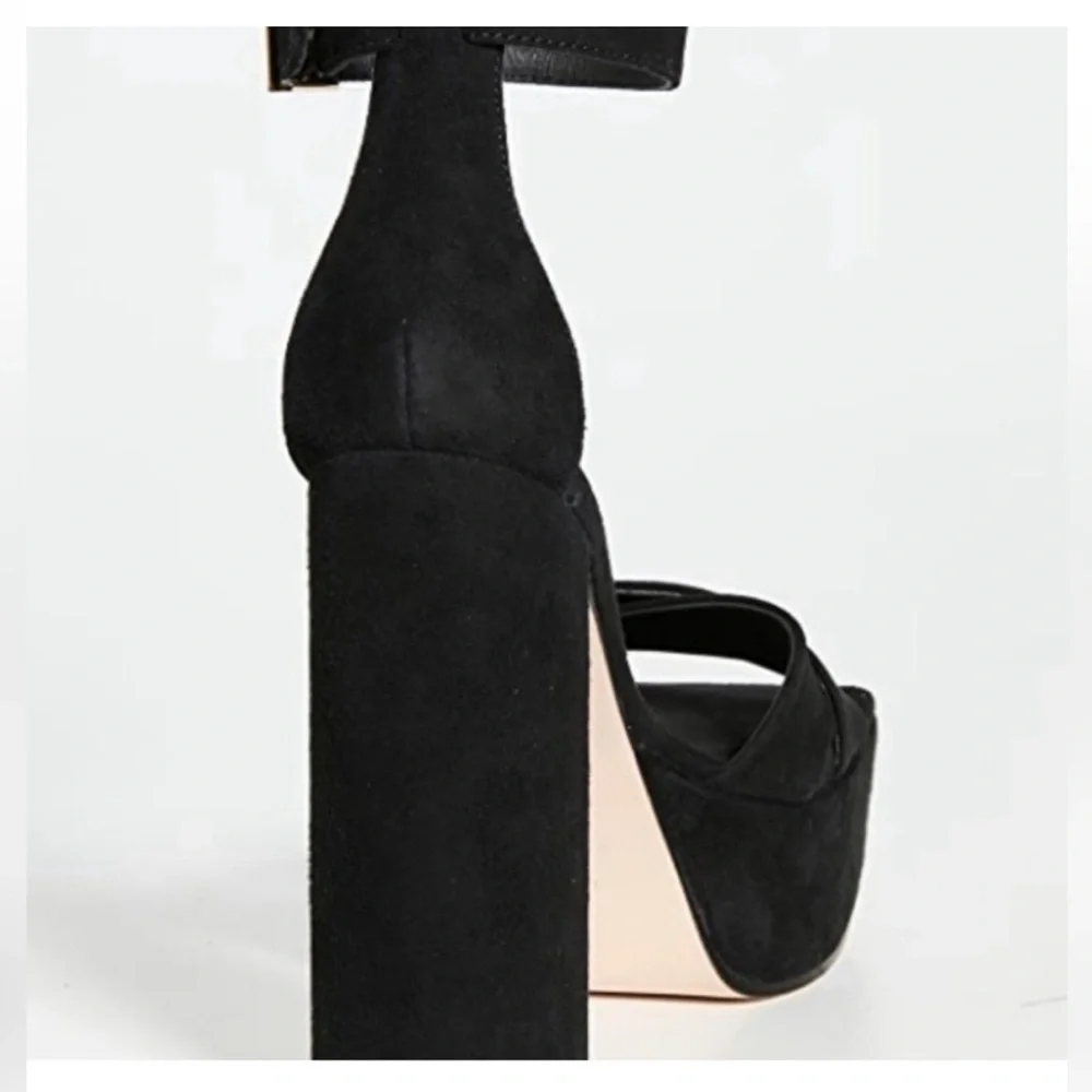 Good American Black Platform Heel 8.5 - Picture 10 of 13